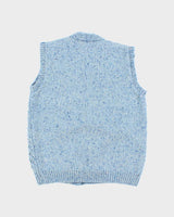 Vintage Handmade Button-up Wool Blend Tank Knit - M
