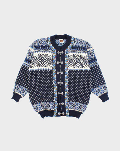 Vintage Selbu Nordic Clasp Wool Cardigan - M