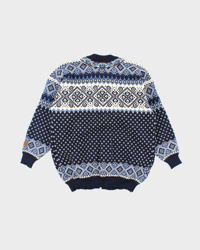 Vintage Selbu Nordic Clasp Wool Cardigan - M