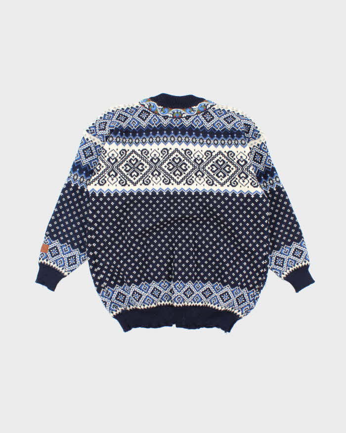 Vintage Selbu Nordic Clasp Wool Cardigan - M