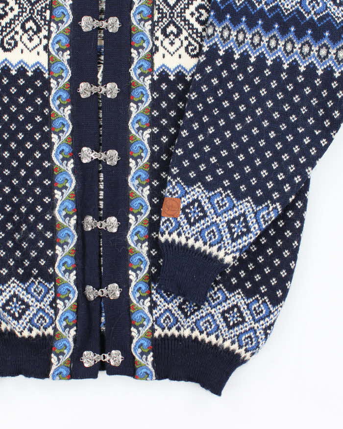 Vintage Selbu Nordic Clasp Wool Cardigan - M