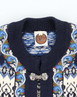 Vintage Selbu Nordic Clasp Wool Cardigan - M