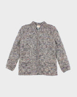 Vintage 70s Nordstrom Wool Zip-up Jumper - S