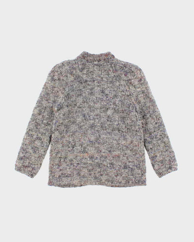 Vintage 70s Nordstrom Wool Zip-up Jumper - S