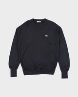 Vintage Y2K Lacoste Small Croc Long Sleeve Knit Jumper - L