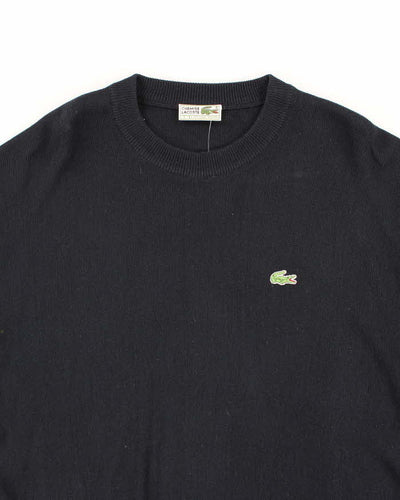 Vintage Y2K Lacoste Small Croc Long Sleeve Knit Jumper - L