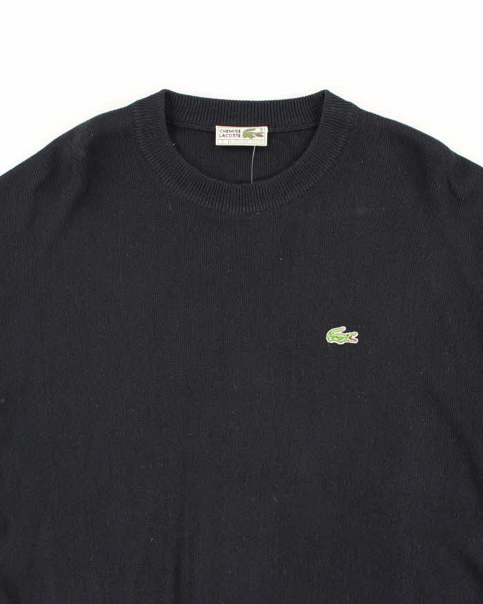 Vintage Y2K Lacoste Small Croc Long Sleeve Knit Jumper - L