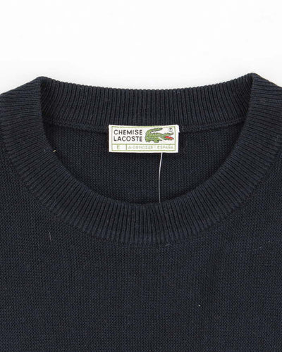 Vintage Y2K Lacoste Small Croc Long Sleeve Knit Jumper - L