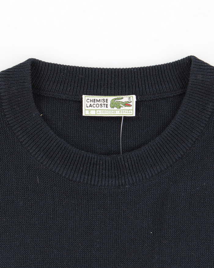 Vintage Y2K Lacoste Small Croc Long Sleeve Knit Jumper - L