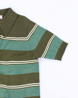 Vintage 70's Towncraft Striped Short Sleeve Knit - XL