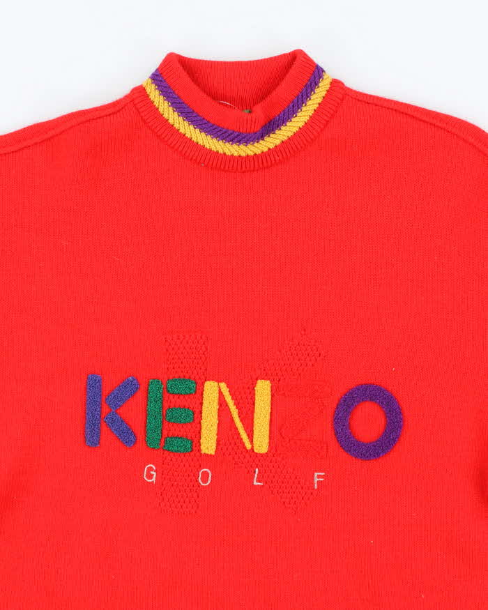 Vintage 90s Kenzo Golf Wool Jumper - M – Rokit