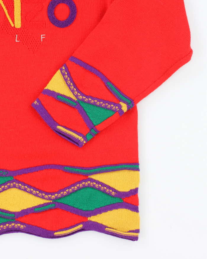 Vintage 90s Kenzo Golf Wool Jumper - M