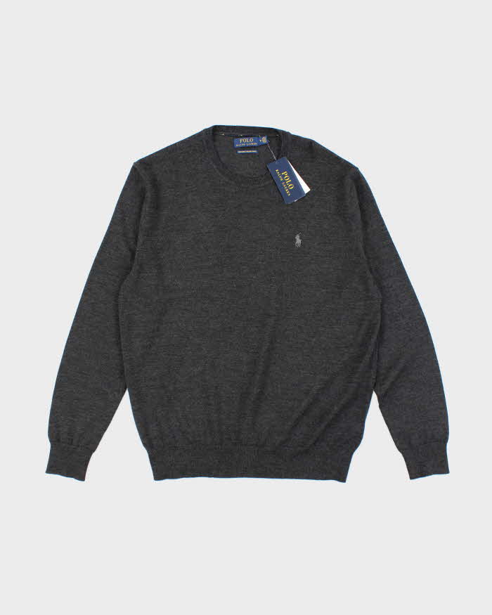Deadstock Polo Ralph Lauren Merino Wool Knit Jumper - M