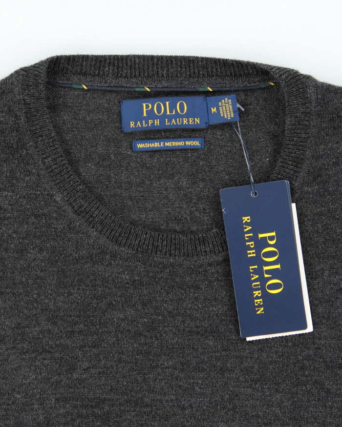 Deadstock Polo Ralph Lauren Merino Wool Knit Jumper - M