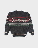 Vintage 90s TT&amp;Co Sport Chunky Wool Jumper - M