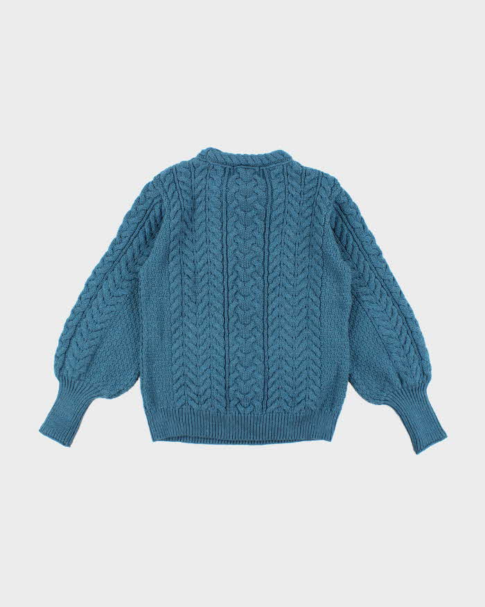 Vintage Aran Crafts Merino Wool Chunky Knit Jumper - L