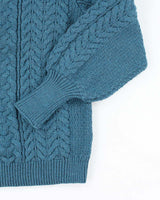 Vintage Aran Crafts Merino Wool Chunky Knit Jumper - L