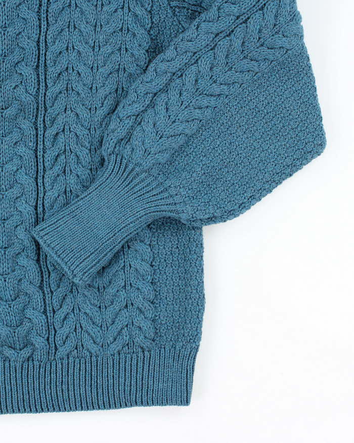 Vintage Aran Crafts Merino Wool Chunky Knit Jumper - L