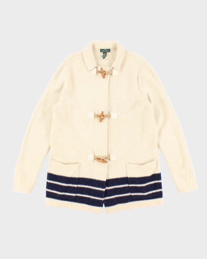 Vintage Ralph Lauren Wool Blend Toggle Cardigan - XL