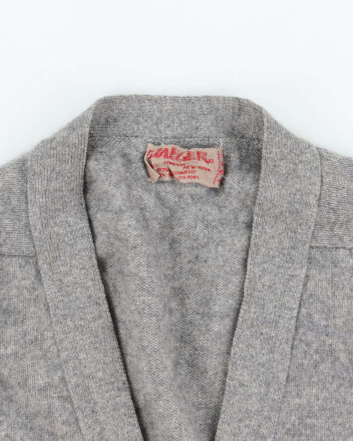 Vintage 80s Jaeger Cashmere Cardigan - M