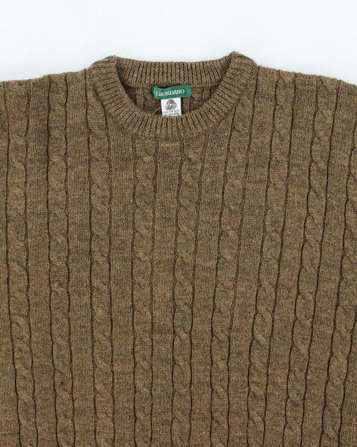 Vintage Giordano Chunky Wool Jumper - XL