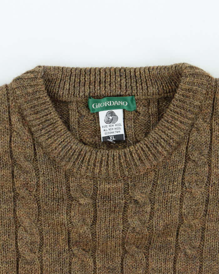 Vintage Giordano Chunky Wool Jumper - XL