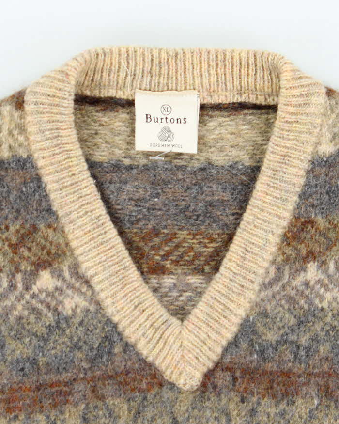 Vintage Burtons Chunky Wool Tank knit - XL