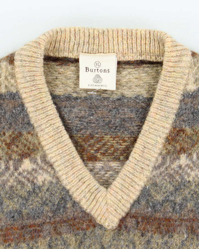 Vintage Burtons Chunky Wool Tank knit - XL