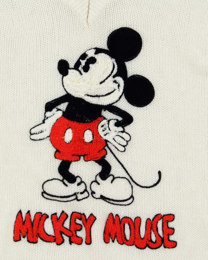 Vintage 70s Disney Character Fashions Micky Mouse Jumper - S
