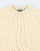 Vintage Aran Crafts Wool Chunky Knit Jumper - XL