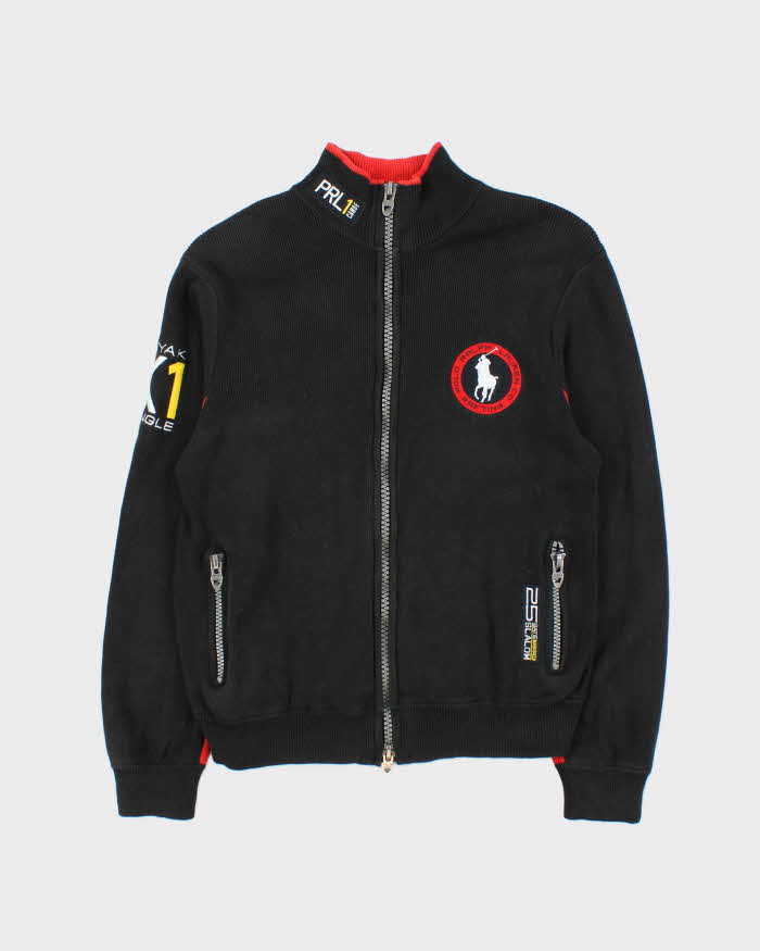 Vintage Ralph Lauren Zip-up Knit Jumper - M