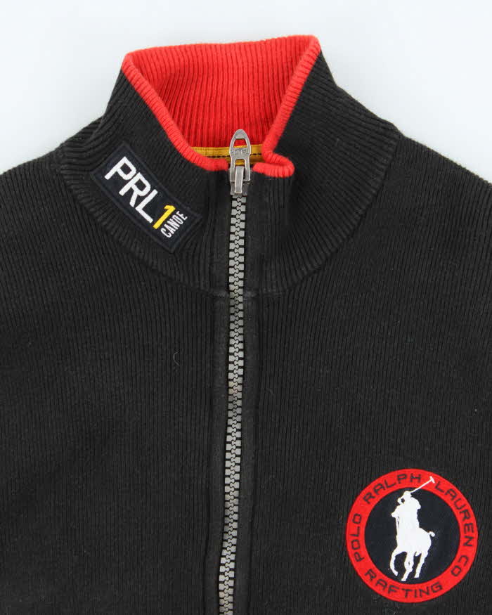 Vintage Ralph Lauren Zip-up Knit Jumper - M