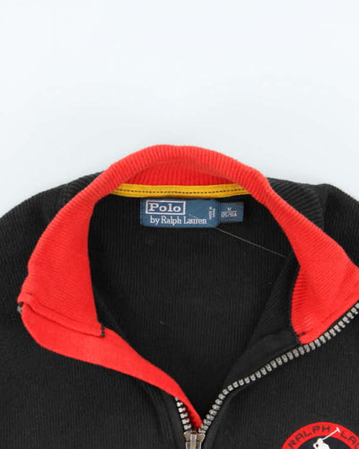 Vintage Ralph Lauren Zip-up Knit Jumper - M
