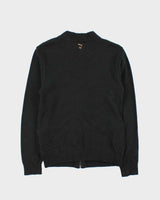 Vintage Puma Wool Blend Zip-up Jumper - L