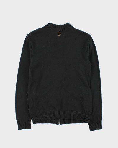 Vintage Puma Wool Blend Zip-up Jumper - L
