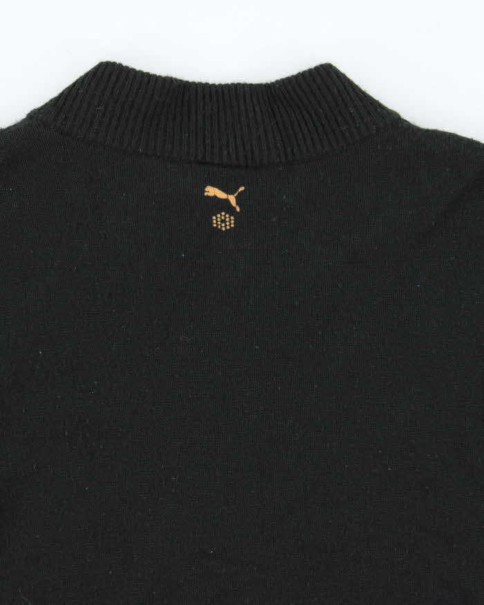 Vintage Puma Wool Blend Zip-up Jumper - L