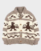 Vintage Canadian Chunky Wool Heavyweight Cardigan - M