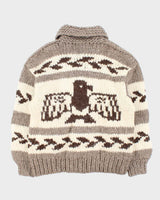 Vintage Canadian Chunky Wool Heavyweight Cardigan - M