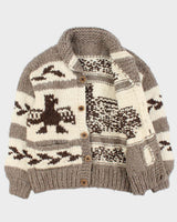 Vintage Canadian Chunky Wool Heavyweight Cardigan - M