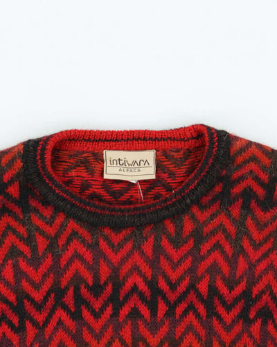 Vintage Intiwara Alpaca Knit Jumper - L
