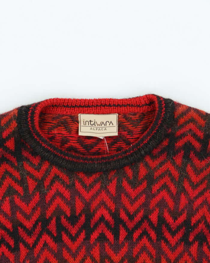 Vintage Intiwara Alpaca Knit Jumper - L