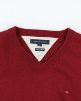 Vintage Tommy Hilfiger Cashmere V Neck Jumper - L