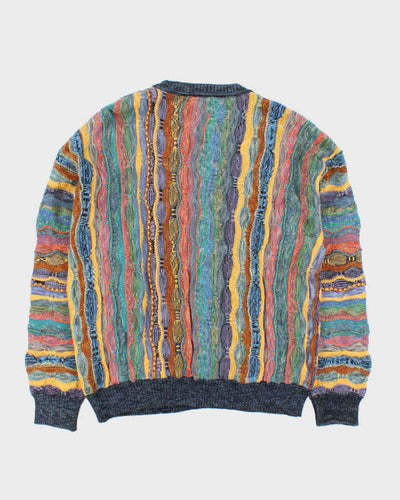 Vintage Fantasie Di Settembra Coogi Style Wool Blend Jumper - L