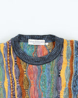 Vintage Fantasie Di Settembra Coogi Style Wool Blend Jumper - L