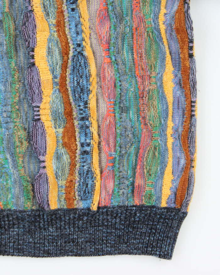 Vintage Fantasie Di Settembra Coogi Style Wool Blend Jumper - L