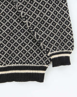 Vintage Volud Wool Nordic Quarter-zip Jumper - M