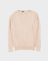Vintage 90s Burberry Lightweight Cable Knit Jumper - M