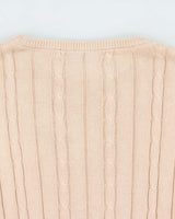 Vintage 90s Burberry Lightweight Cable Knit Jumper - M