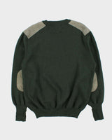 Vintage 90s Burberry Wool Military Style Jumper - L