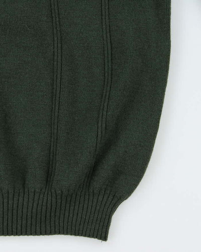 Vintage 90s Burberry Wool Military Style Jumper - L